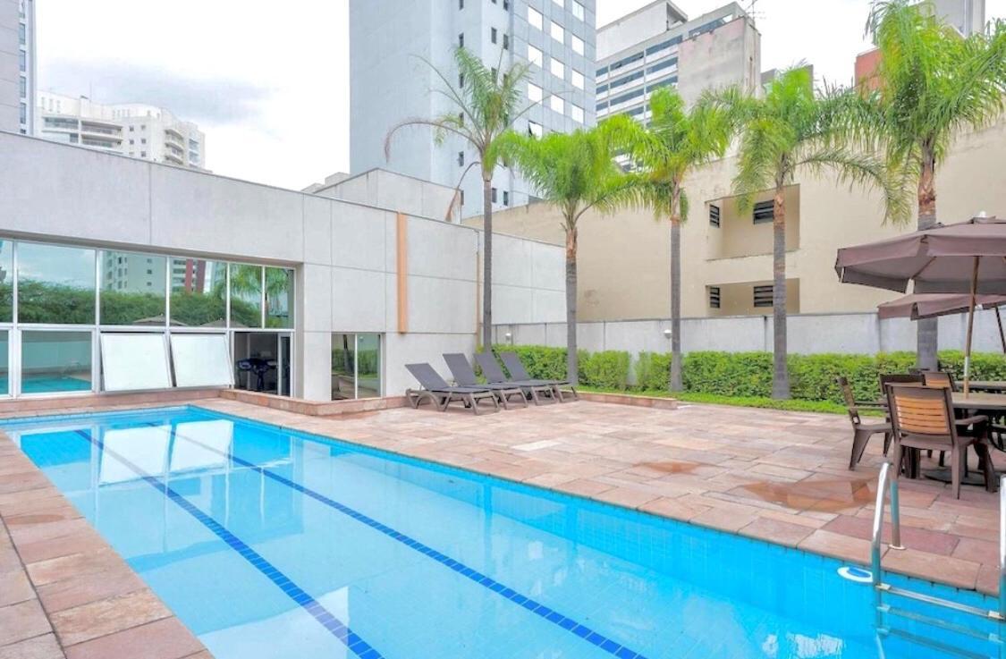 Flat Em Hotel Na Bela Cintra Proximo A Paulista E Consolacao サンパウロ エクステリア 写真
